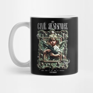 Civil resistance - Aesthetic cherub Streetwear Mug